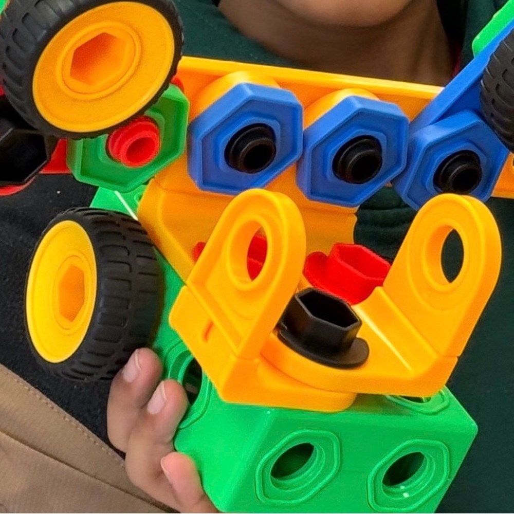 Construction Blocks Set - Multicolor for kids STEM